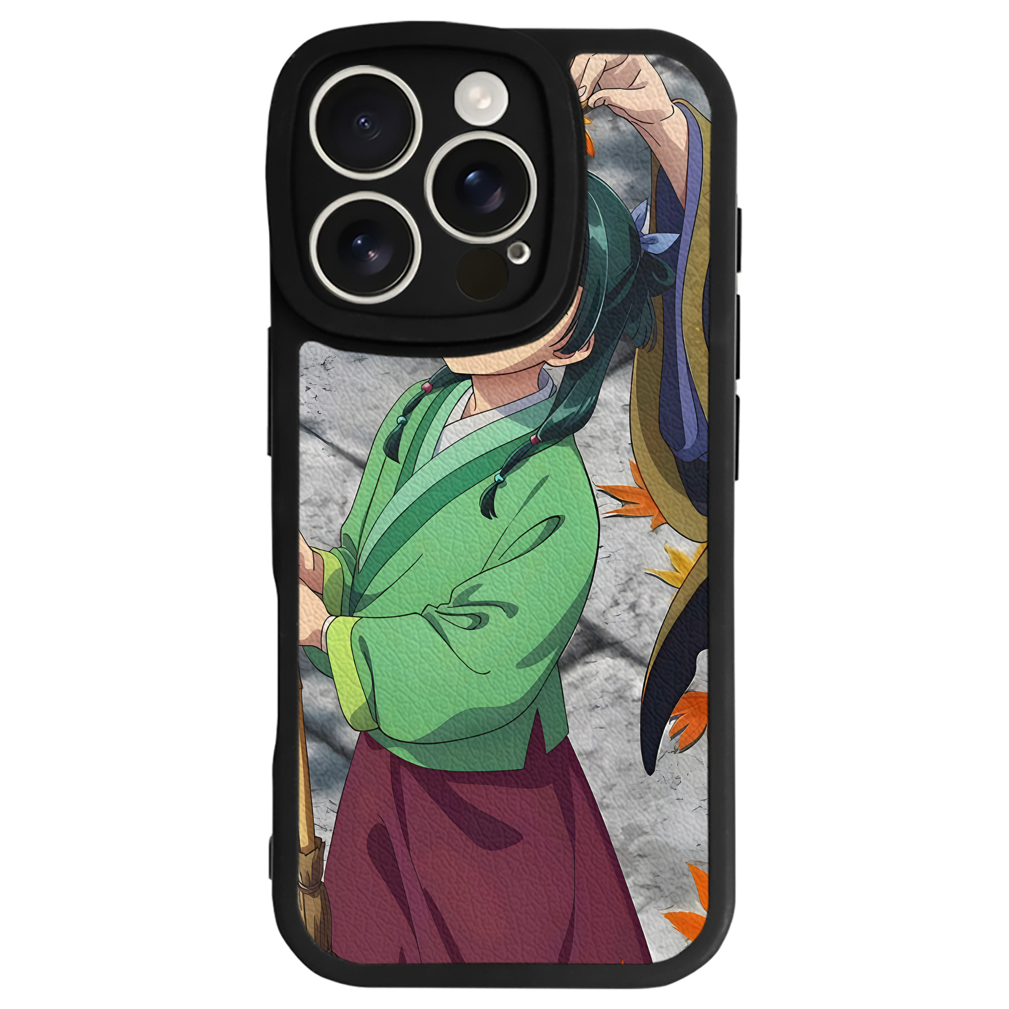 （画像用） 薬屋のひとりごと The Apothecary Diaries 【iPhone 16シリーズ対応】シリコンスマホケース（レザー調） 材質：シリコン